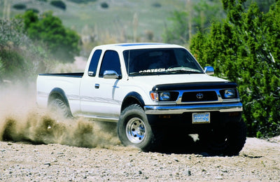 Fabtech Ensemble de lames d'appoint arrière 95.5-04 Toyota Tacoma 2WD 5 goujons