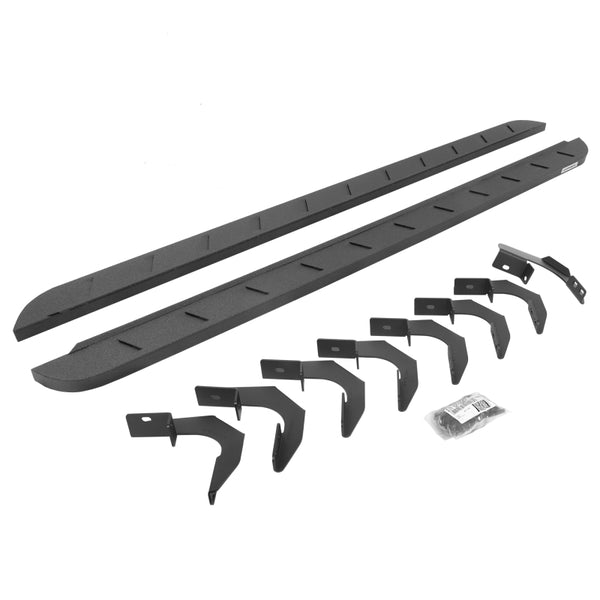 Go Rhino Ensemble complet de marchepieds RB10 Slim 80 po 2015-2027 Colorado/Canyon cabine d'équipe - revêtement de doublure de caisse (63423580ST)