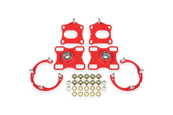BMR Suspension Plaques de chasse/carrossage 11-14 Ford Mustang - rouge