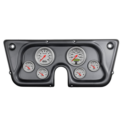 AutoMeter Ensemble de tableau de bord à ajustement direct, camion Chevy C/K/K5/SUBRBN 67-72, tachymètre/MPH/carburant/pression d'huile/température d'eau/tension, UL