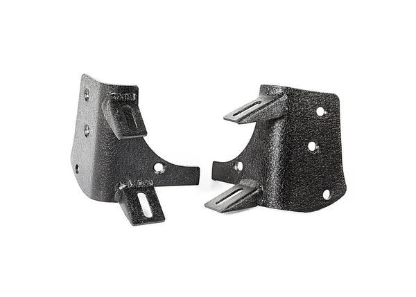 Rugged Ridge Dual A-Pillar Light Mount, Black — 1997-2006 Jeep Wrangler TJ