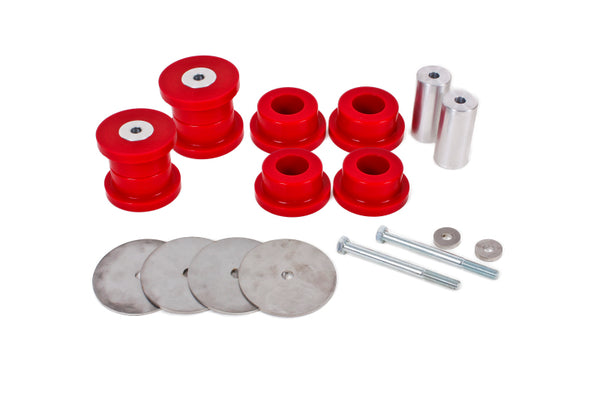 BMR Ensemble de coussinets de berceau arrière (polyuréthane) 16-17 Camaro 6e génération - rouge