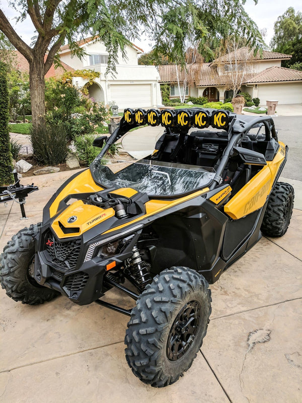 KC Hilites 2017-2023 Canam Maverick X3 Overhead Mount Bracket Set (Pair)