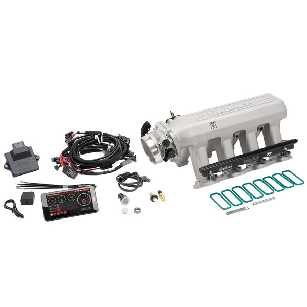 Edelbrock Système EFI Pro Flo 4 XT à injection séquentielle par orifice LS Gen III/IV à orifices cathédrale 550 ch max 35lb/hr