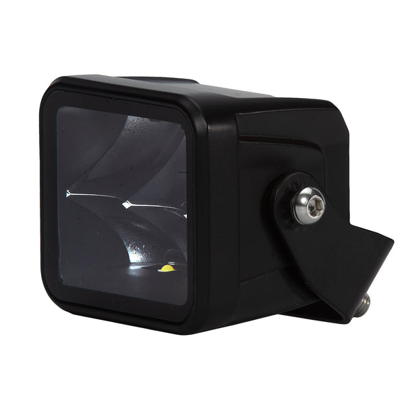 Brightsource LED Light 2.75in Cube Titanium Series Side Reflector Driving Pattern 5700K 20W - Pair (20W)