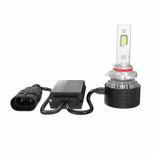 Brightsource Kit d'ampoules de phare à DEL avec ventilateur 9006 - 2 pièces (universel)