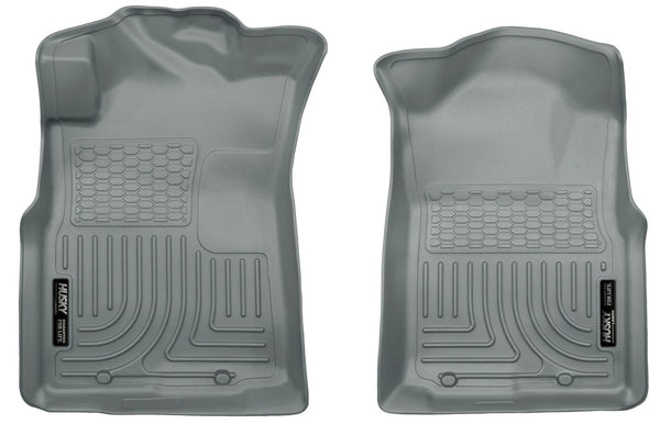 Husky Liners Front Floor Liners — 2012-2015 Toyota Tacoma, Grey