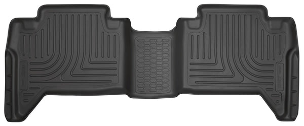 Husky Liners Revêtement de plancher WeatherBeater arrière — 2016-2023 Toyota Tacoma (WC14951) - noir