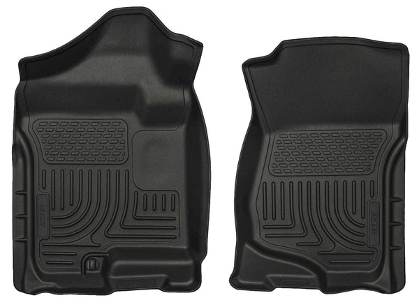 Husky Liners Front Floor Liners — 2007-2014 Cadillac Escalade ESV, Black