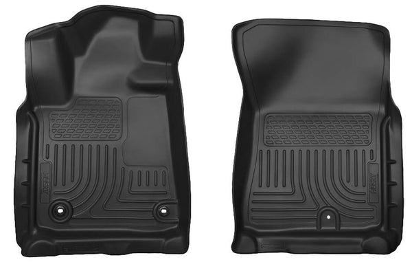Husky Liners Revêtement de plancher WeatherBeater avant — pour certains véhicules Toyota (WC18561) - noir