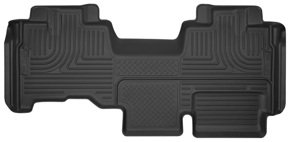 Husky Liners Second Row Floor Liner — 2009-2014 Ford F-150, Black