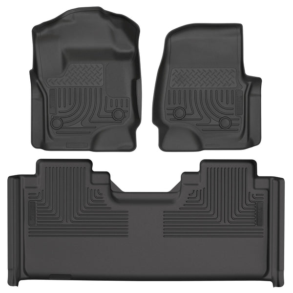 Husky Liners Floor Liners — 2017-2026 Ford F-250 Super Duty (93651)
