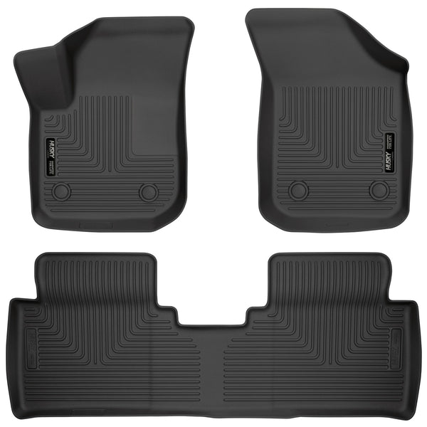 Husky Liners Front & 2nd Seat Floor Liners Weatherbeater - Front & 2nd Seat Floor Liners (95111)
