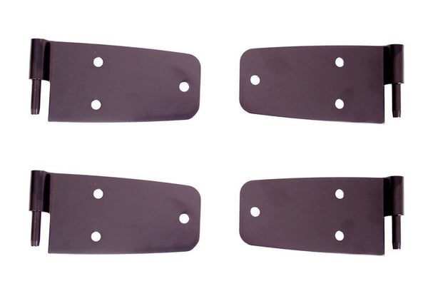 Rugged Ridge Door Hinge Kit7686 Wrangler With Full Steel Doorsblack