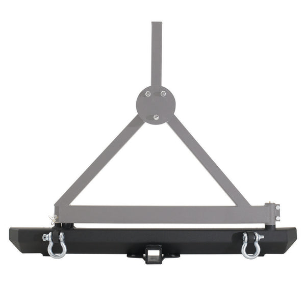 Smittybilt SRC Classic Rear Bumper w/ D-Ring Mounts - Bumper Only (87-06 YJ/TJ/LJ)