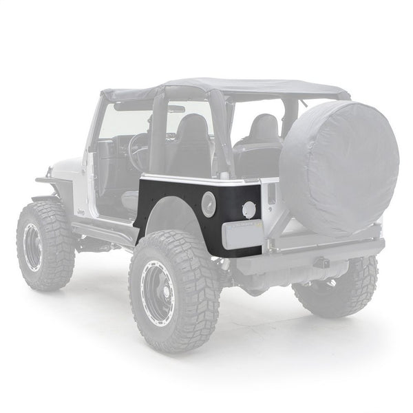 Smittybilt 1997-2006 Wrangler TJ 2 Door Xrc Rear Corner Guards Black Textured