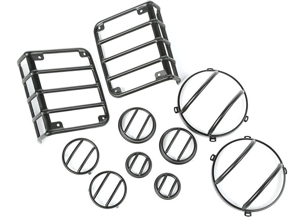 Rugged Ridge Ensemble Euro Guard 10 pièces 2007-2015 Wrangler - noir texturé