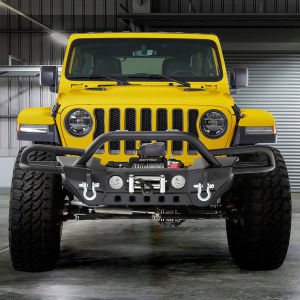 Smittybilt Front Bumper — 2018+ Jeep Wrangler