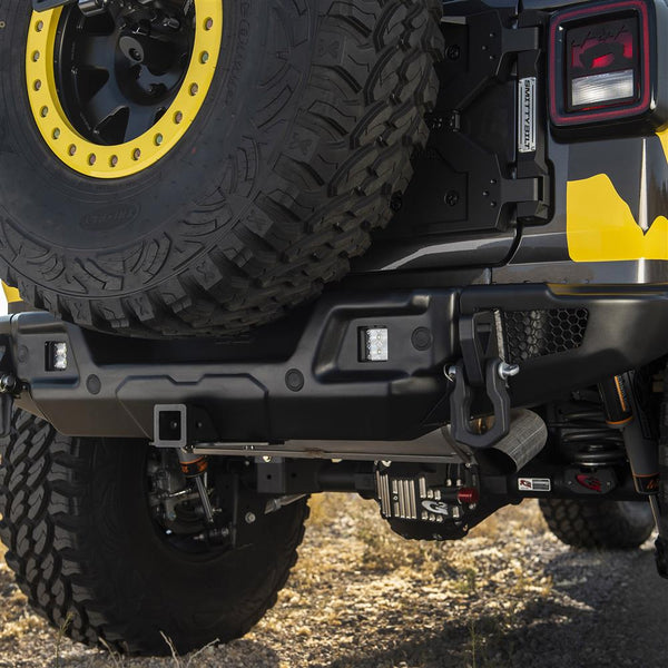 Smittybilt Rear Bumper — 2018+ Jeep Wrangler (SMB77732)
