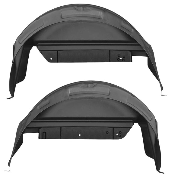 Husky Liner 2011-2016 Super Duty F250/F350 Rear Wheel Well Guards Wheel Well Liner Black