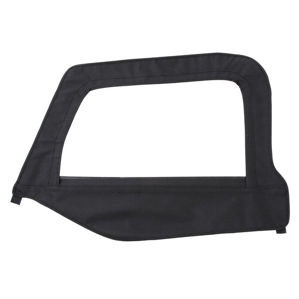 Smittybilt Habillage de demi-porte supérieure de remplacement avec cadre, côté conducteur 1997-2006 Wrangler TJ - Black Diamond