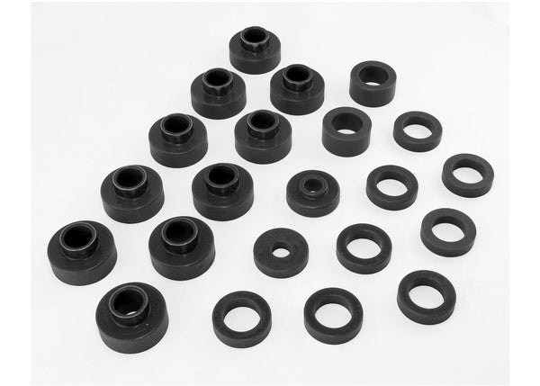 Rugged Ridge Body Mount Kit Black 8086 Jeep CJ5 & CJ7