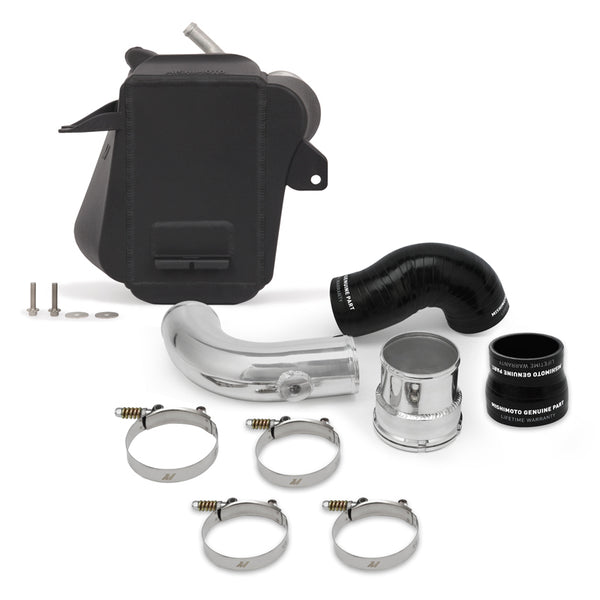 Mishimoto Refroidisseur intermédiaire air-eau 2017+ Ford 6.7L Powerstroke - noir micro-ridé