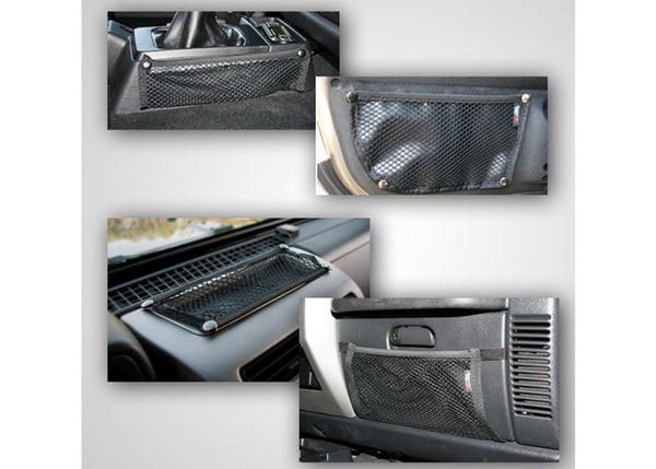 Rugged Ridge Interior MESH Storage KIT 9706 JEEP Wrangler