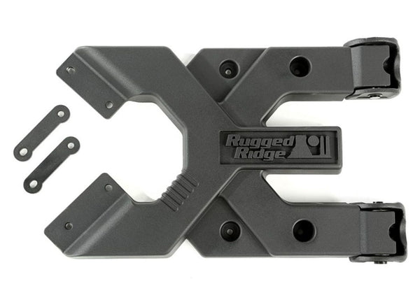 Rugged Ridge Porte-charge de pneu — 2007-2018 Jeep Wrangler JK (11546.51)