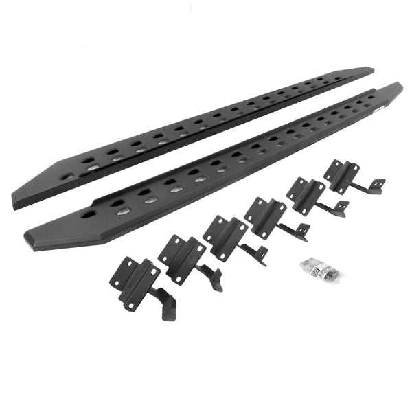 Go Rhino 2015-2026 F-150/2017-2026 F-250/F-350 Super Cab 80" RB20 Slim Line Running Boards Complete Set (69417780SPC)