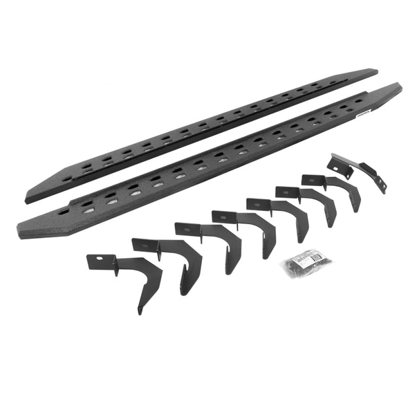 Go Rhino Ensemble complet de marchepieds RB20 Slim Line 80 po 2015-2027 Colorado/Canyon cabine d'équipe - revêtement de doublure de caisse (69423580ST)