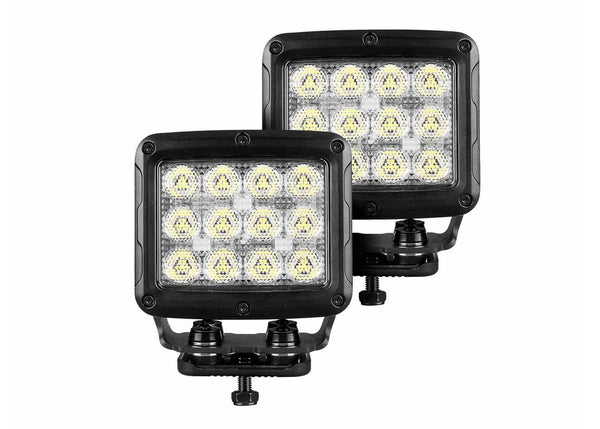Go Rhino 5" Bright Series Rectangle Single Spot Light Kit Blk