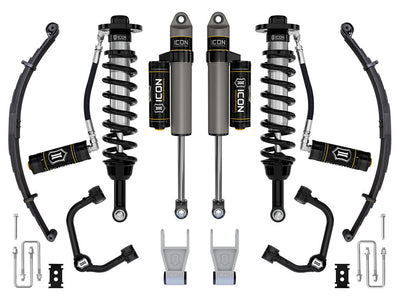 Icon Vehicle Dynamics 2021-2023 F150 Tremor 4Wd 2.53In Stage 3 Suspension Sys Tubular Upper Control Arm/Leaf Pack