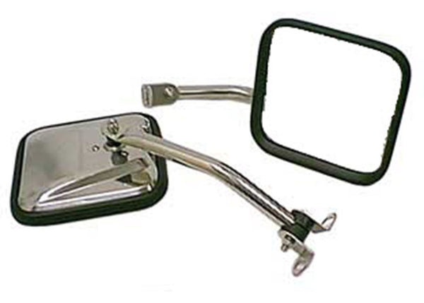 Rugged Ridge Mirror KIT CJ Style Stainless 8795 Wrangler