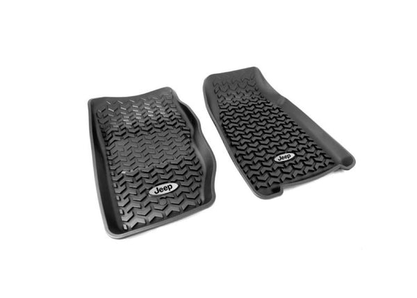 Rugged Ridge ALL Terrain Front Floor Liners Jeep Logo 8401 JEEP Cherokee