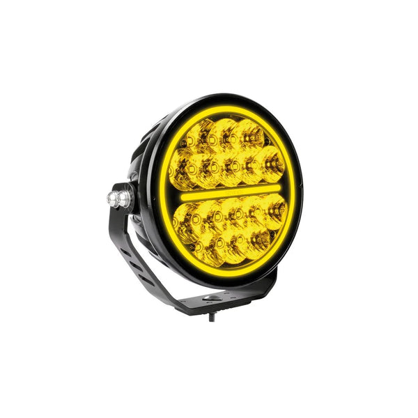 Brightsource Driving Light 7in Round Siberia Bush Ranger - Yellow Lens (LI809189)