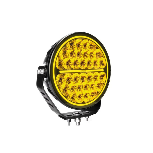 Brightsource Driving Light 9in Round Siberia Bush Ranger - Yellow Lens (LI809190)