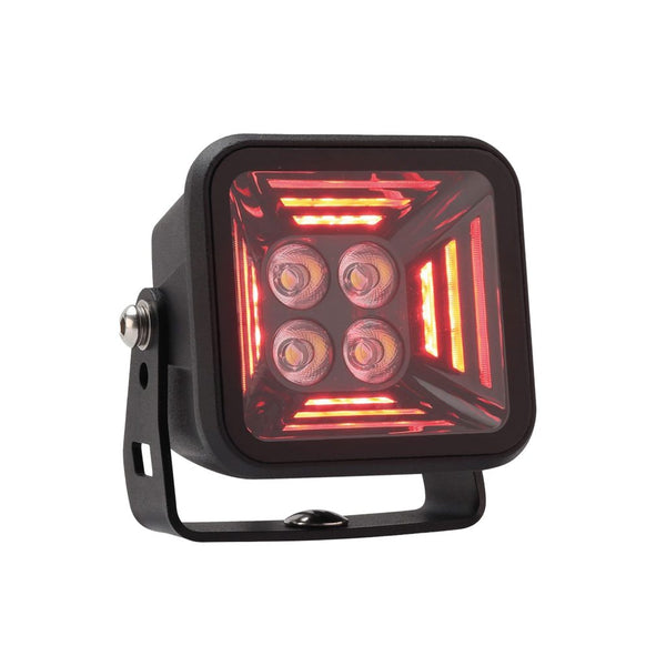 Strands Dark Knight Fortex Flood, 4000k/ 5000K/ 6000k, up to 51m, 39W, up to 3200lm, DT4, Red Position, cove