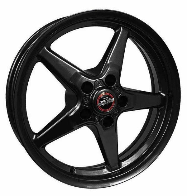 Race Star Roue 92 Drag Star Bracket Racer 18x5 5x115BC 2.00BS - noir brillant