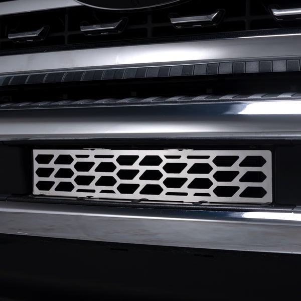 Putco 23C F250/F350 Super DUTY HEX Shield Design Bumper Grille Inserts SS (82172)