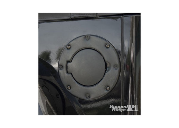 Rugged Ridge Gas Hatch Cover 9706 Jeep Wrangler Black (Steel)