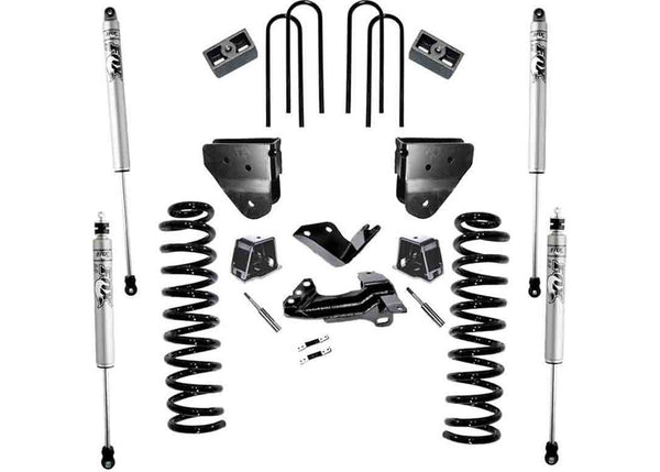 Superlift 4" Lift Kit — FOX 2.0 Shocks, 4-Link — 2005-2007 Ford F-250/F-350 Super Duty 4WD Diesel (K796F)