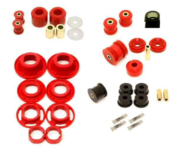 BMR Ensemble complet de coussinets de suspension version Street (BK041/BK021/BK022) 12-15 Camaro 5e génération - noir/rouge