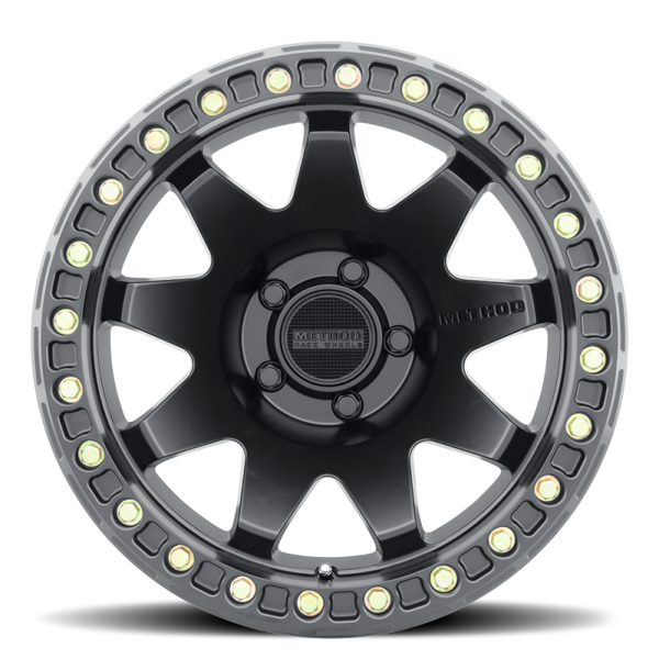 Method MR108 17x9 -44mm Offset 8x170 130.81mm CB Matte Black w/BH-H24 Wheel