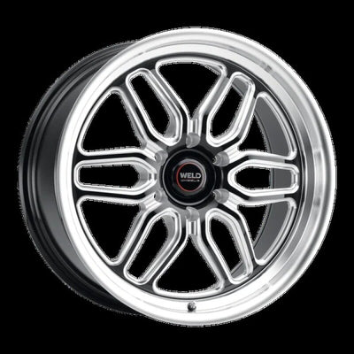Weld Roue Laguna 6 Drag 20x10 6x135 ET38 espacement arrière 6.99 87.1 - noir brillant