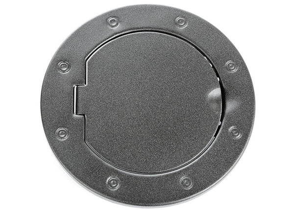 Rugged Ridge Nonlocking GAS CAP DOOR Textured BLACK - 0717 JK