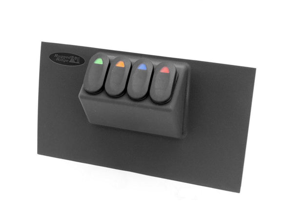 Rugged Ridge Lower Switch Panel KIT 0710 JEEP Wrangler (JK)