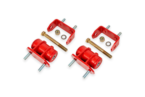 BMR Support de transmission/différentiel en polyuréthane 05-13 Chevrolet Corvette C6 - rouge