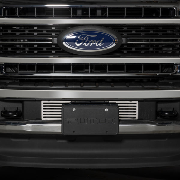 Putco 23C F250/F350 Super DUTY BAR Design Bumper Grille Inserts SS (86172)