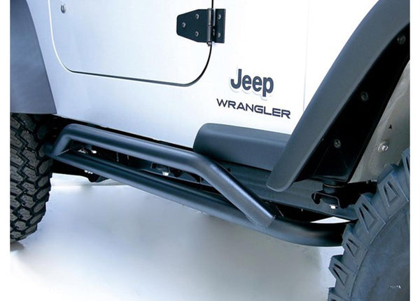 Rugged Ridge Rrc Rocker Guards Textured Black 8706 Jeep Wrangler/Unlimited